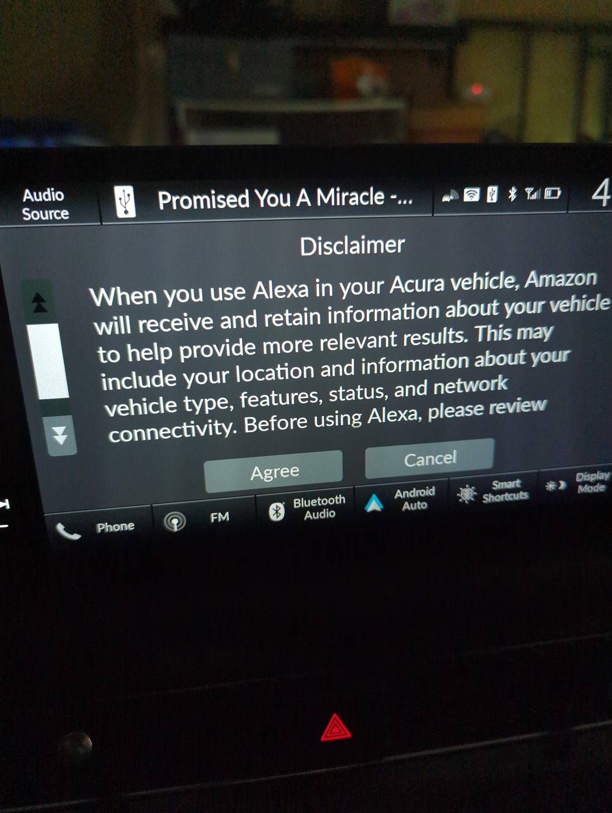 Acura Integra Disable Alexa to use the cars native voice assistant 17156306413394339675906389516798