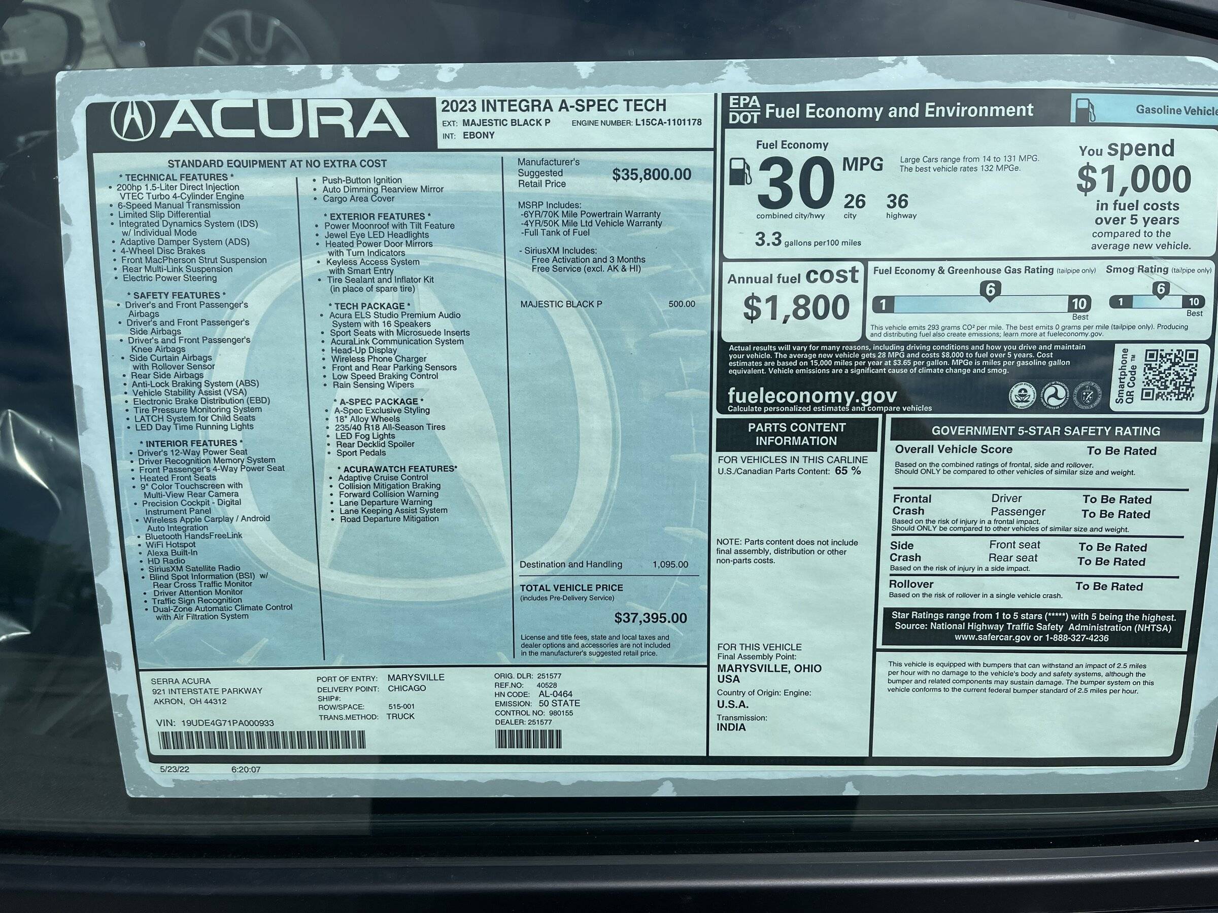 Acura Integra 2023 Integra Test Drive Impressions, Reviews, Photos 1F69D5CD-29F7-4A7E-BF8B-87D63DF17887