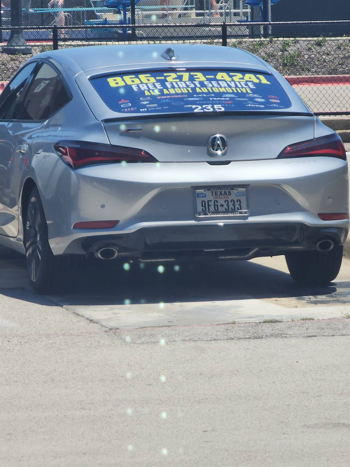 Acura Integra Acura dealership loaner. 20240531_135633