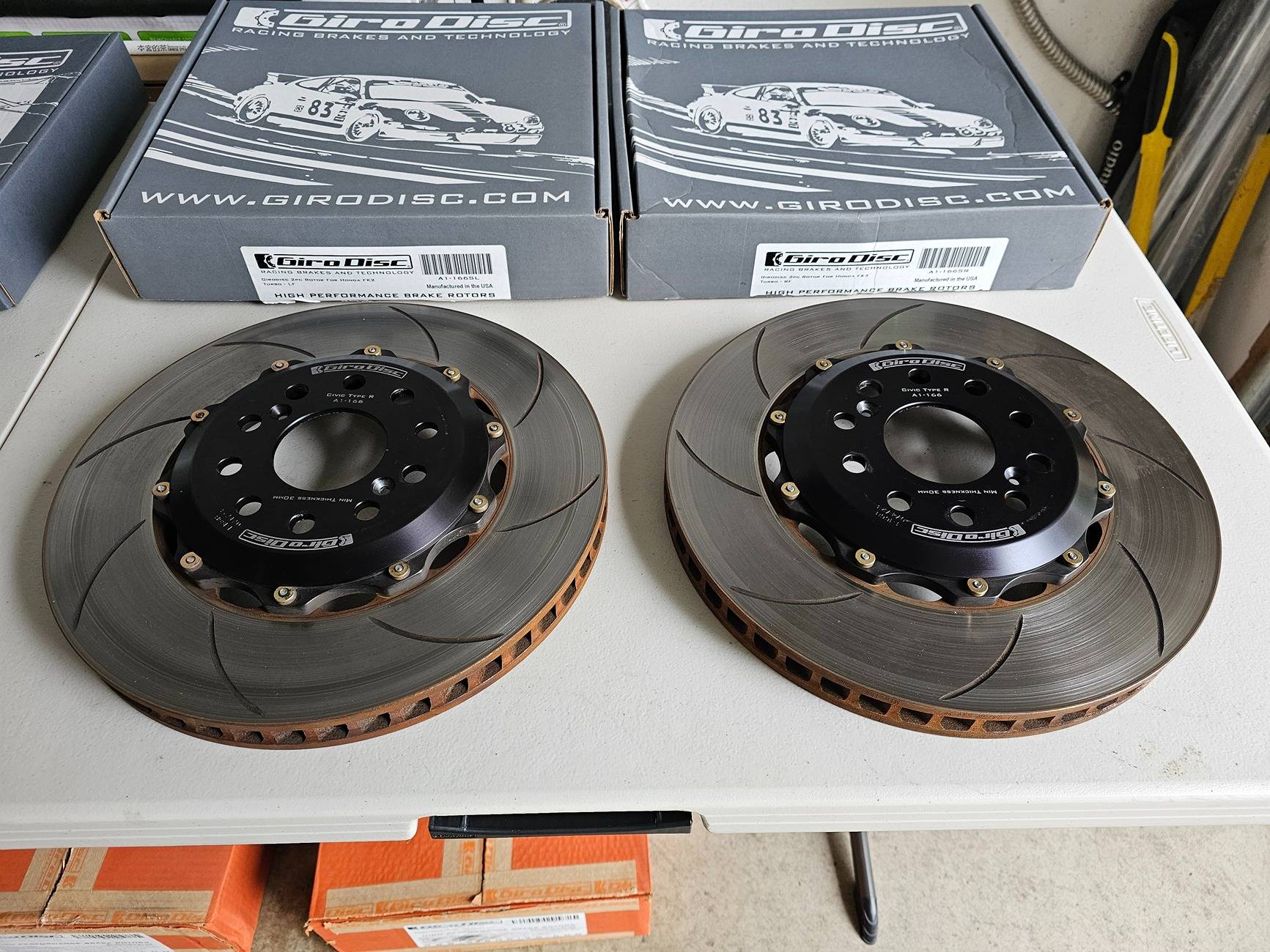 Acura Integra FS: Girodisc front/rear rotors 20241227_122619