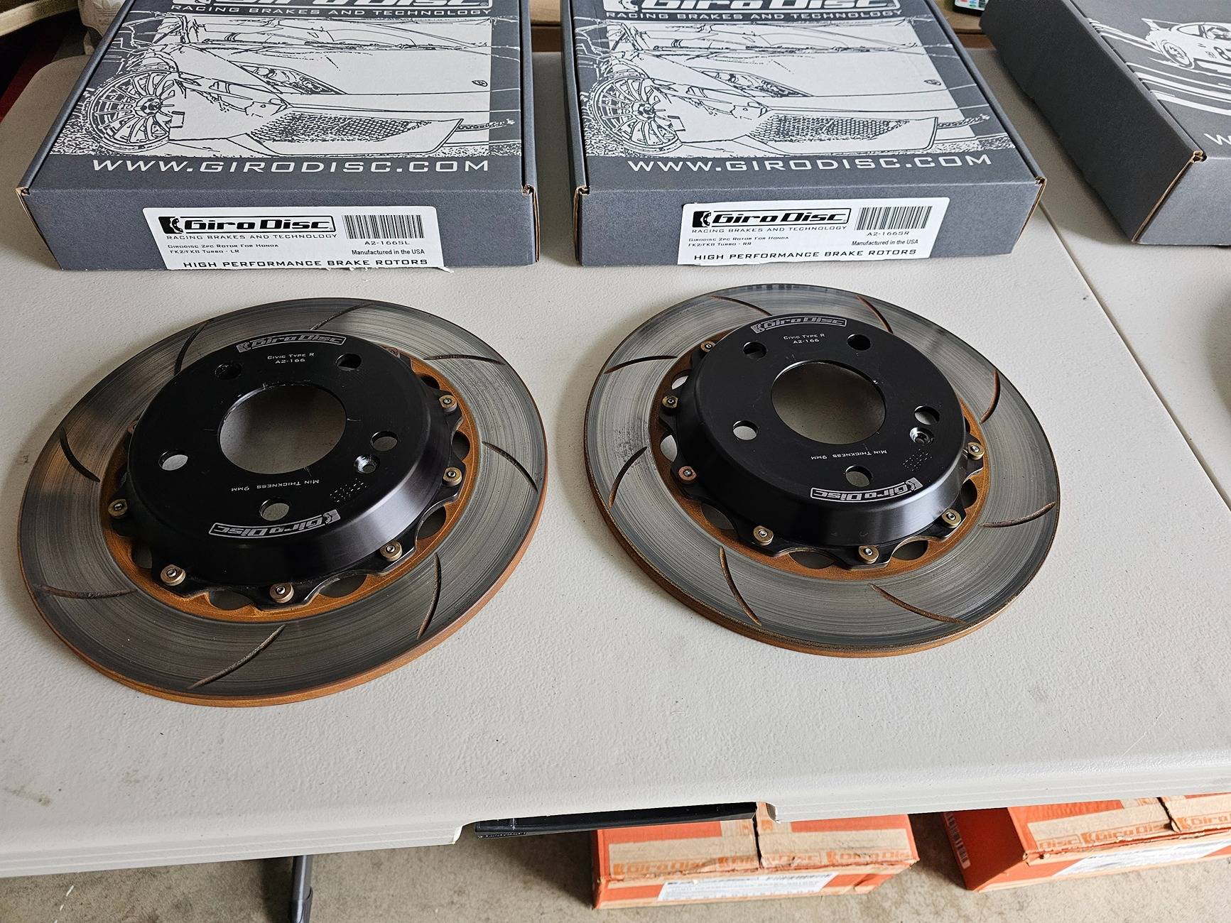 Acura Integra FS: Girodisc front/rear rotors 20241227_122636