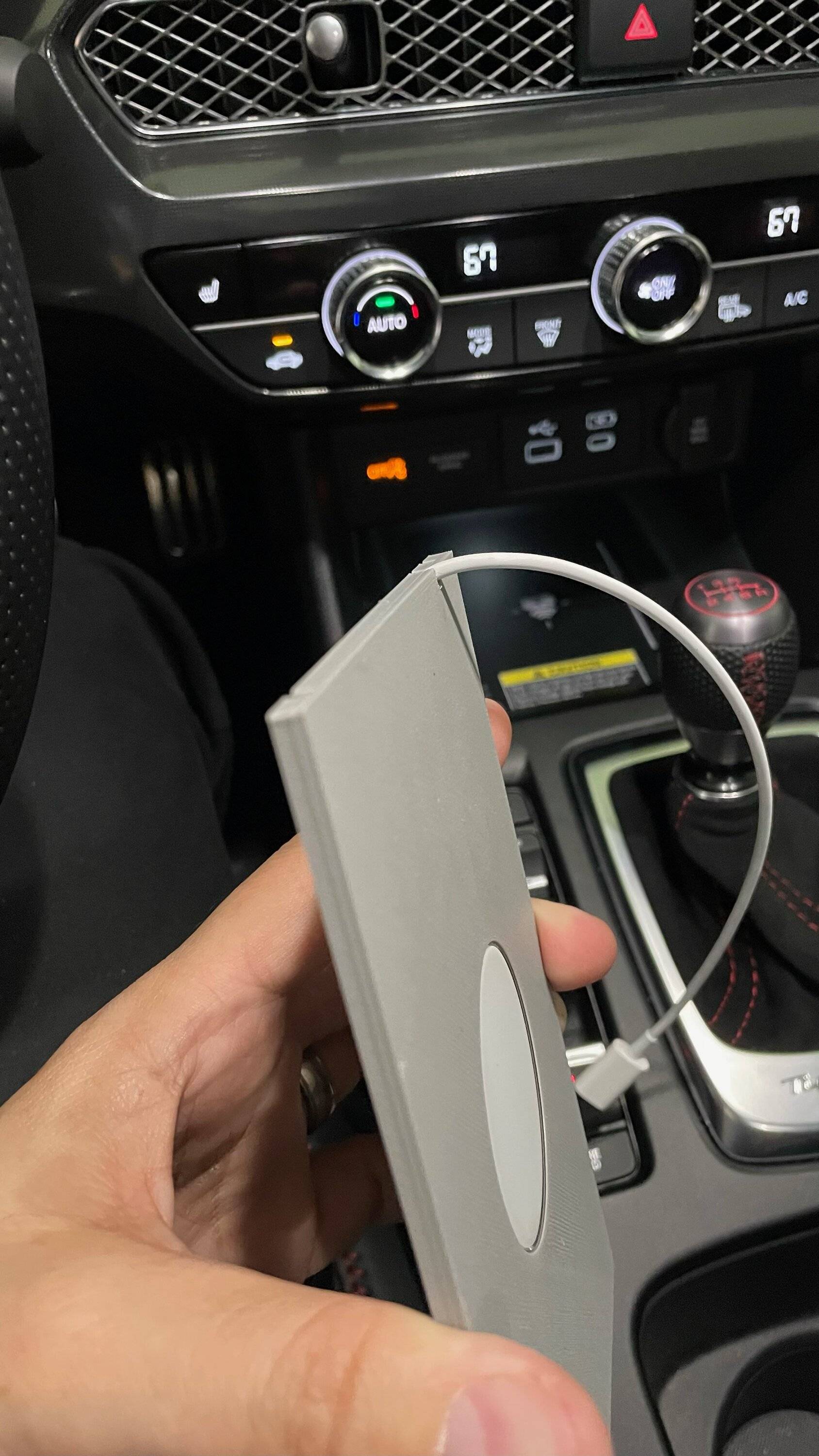 Acura Integra OEM+ solution: MagSafe puck to replace Qi charger image7