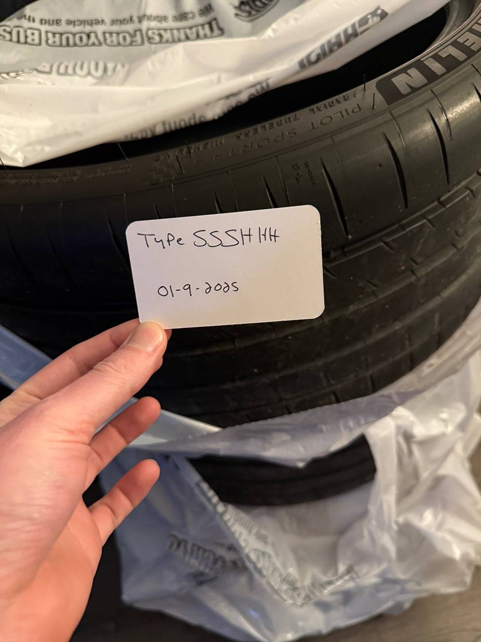 Acura Integra WTS PS4 factory tires IMG_1019