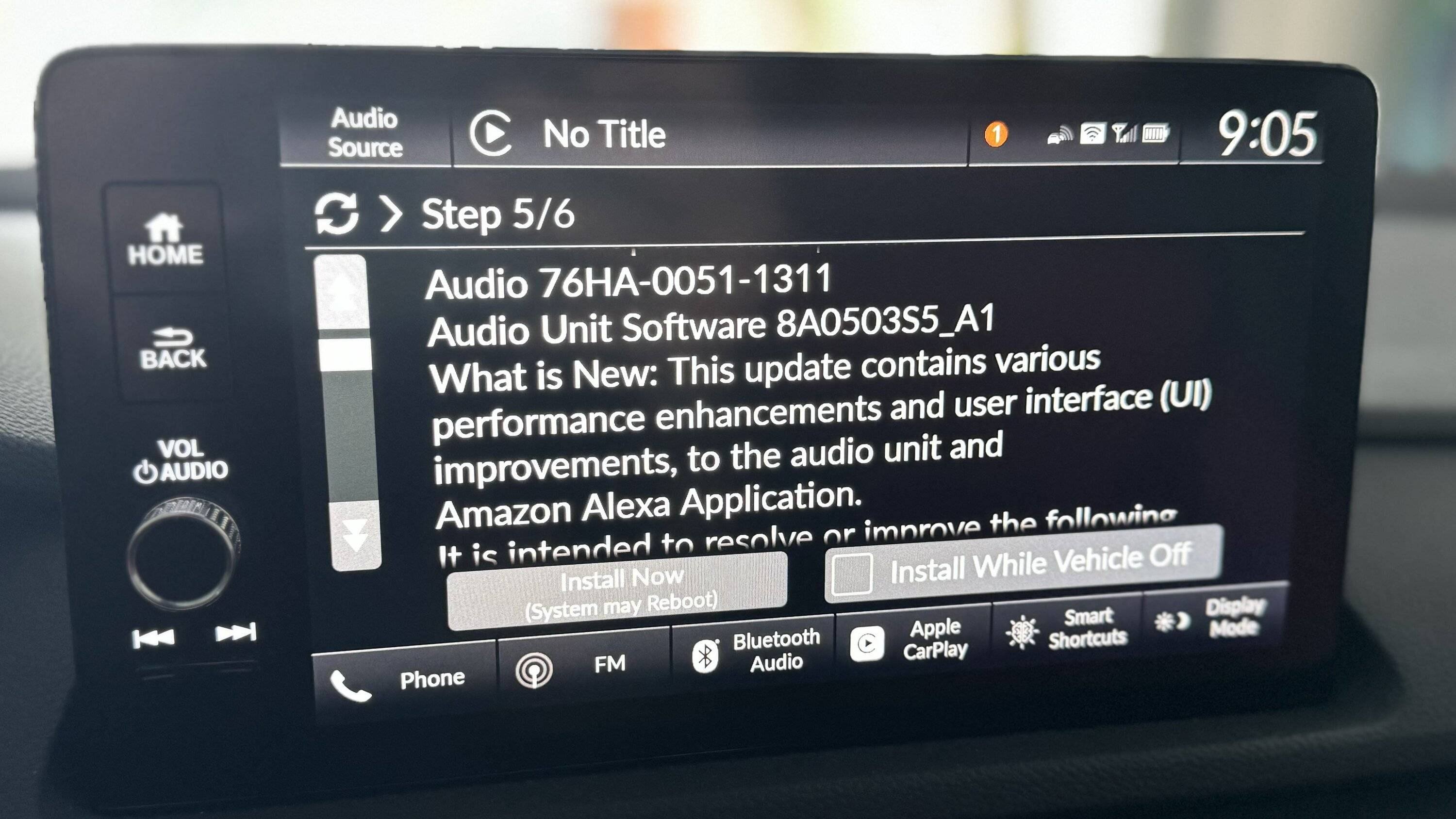 Acura Integra Infotainment OTA Update IMG_1287