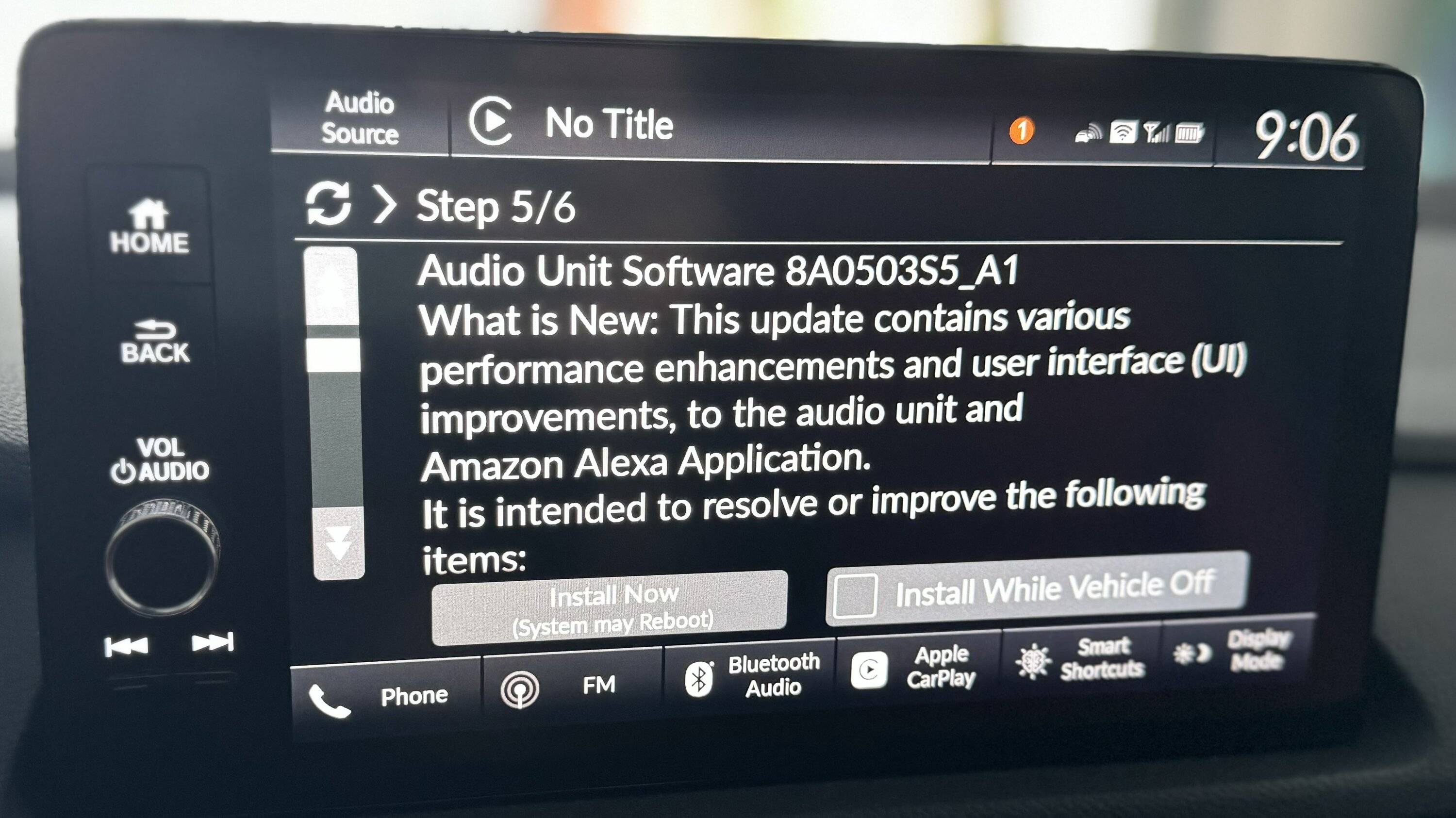 Acura Integra Infotainment OTA Update IMG_1288