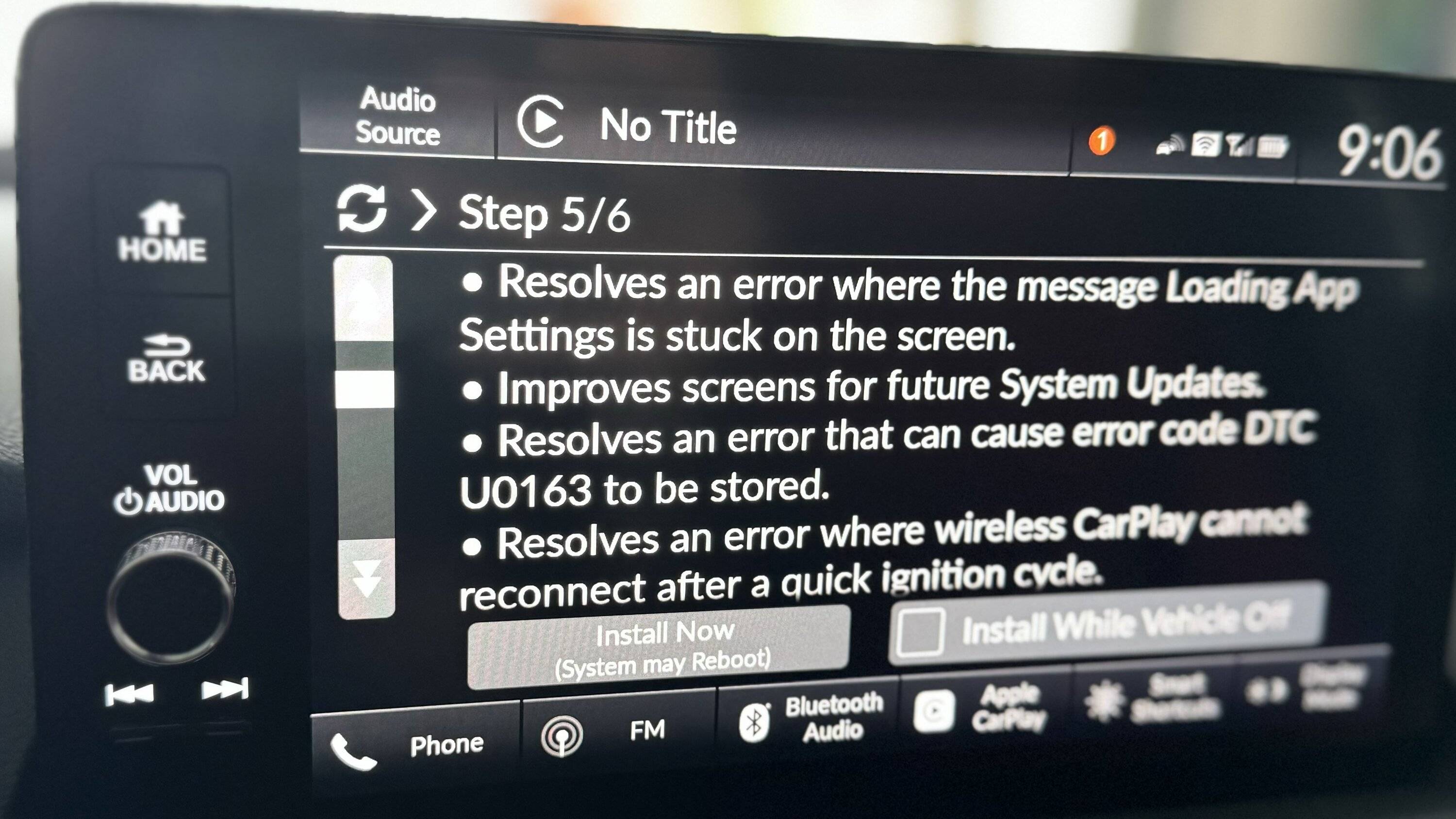 Acura Integra Infotainment OTA Update IMG_1289