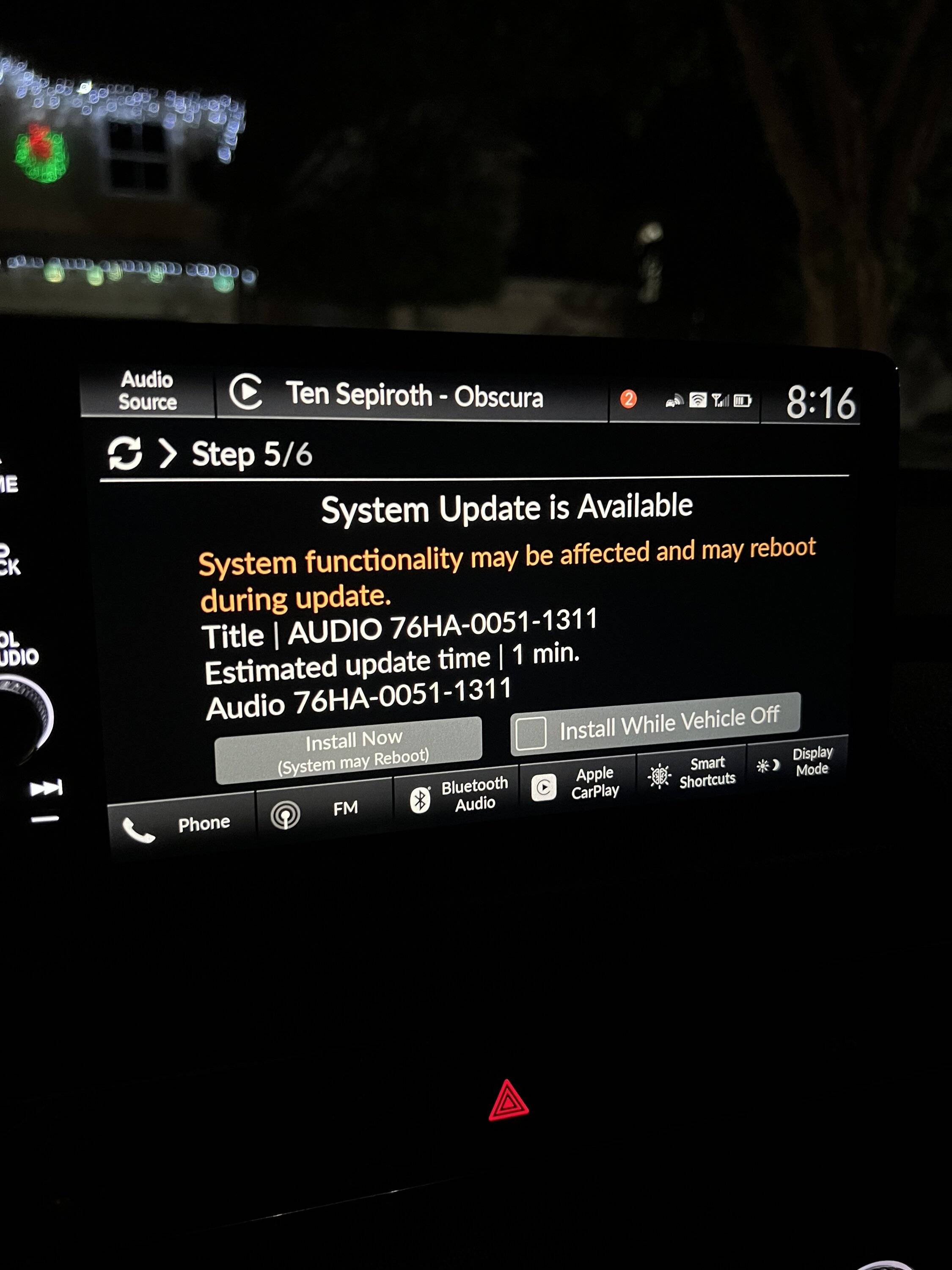 Acura Integra Infotainment OTA Update IMG_1831