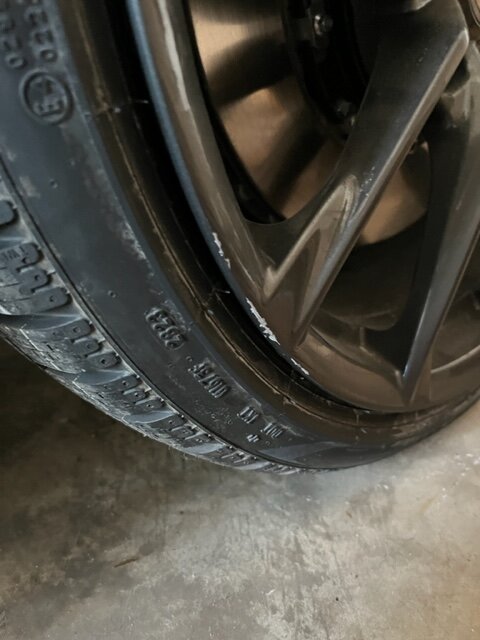 Acura Integra Wheel damage after installing snow tires IMG_5101