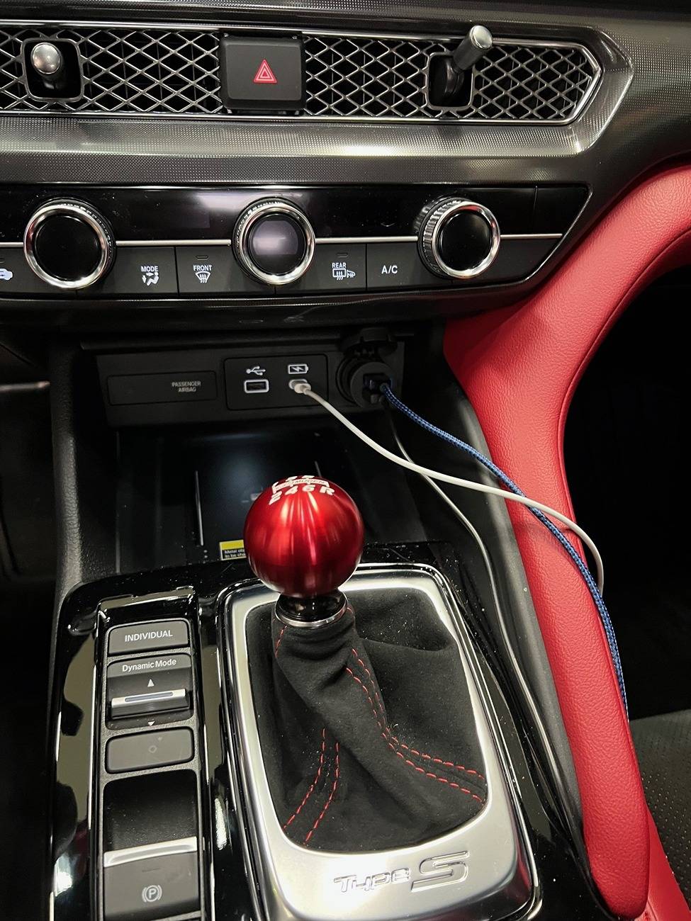 Acura Integra Red Mugen shift knob for sale knob1