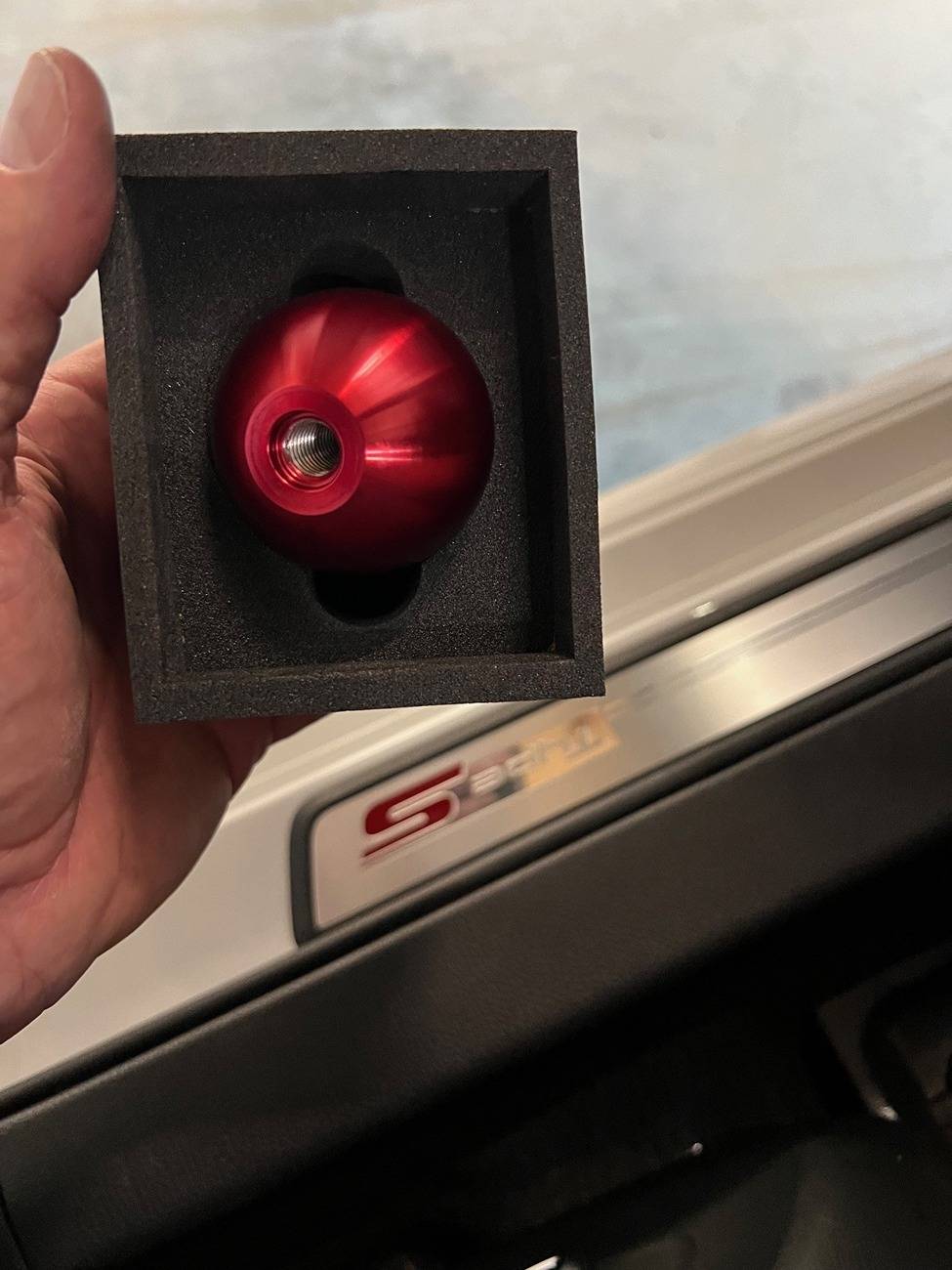 Acura Integra Red Mugen shift knob for sale mugen1