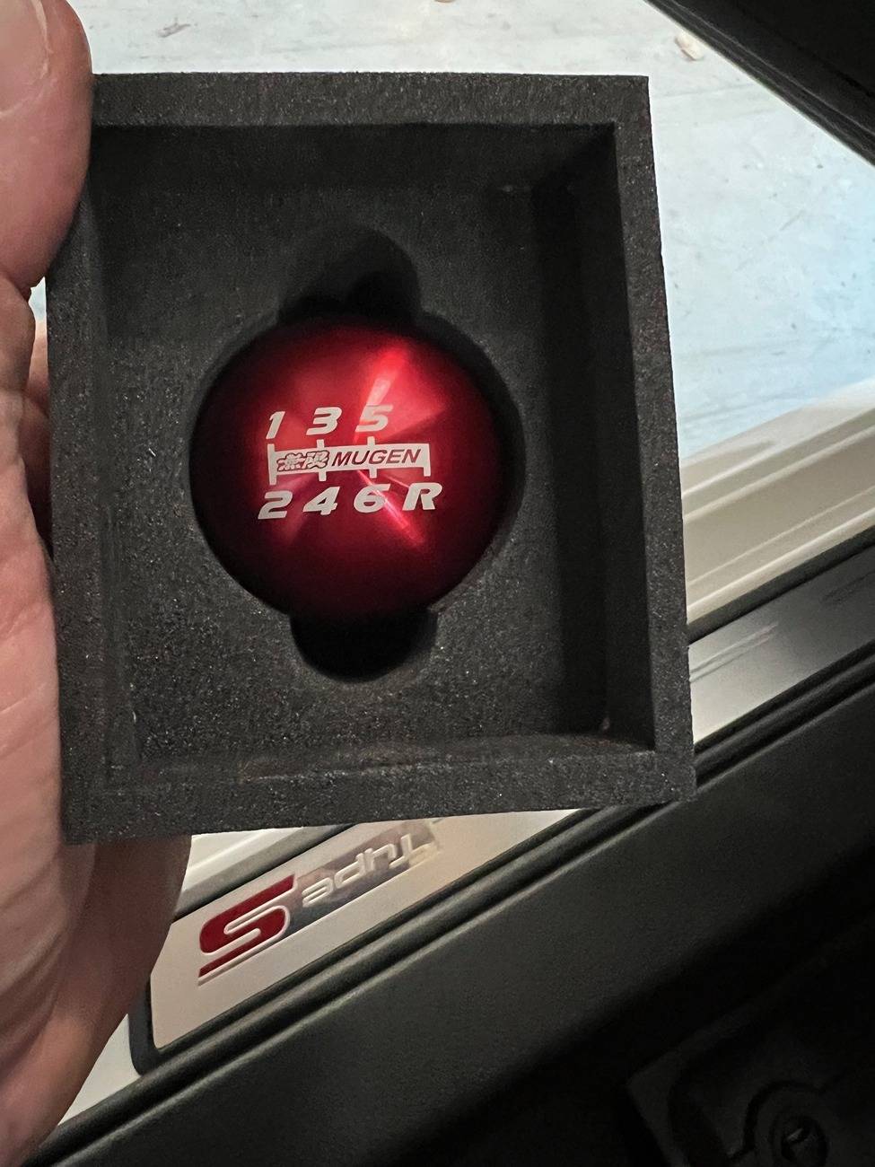 Acura Integra Red Mugen shift knob for sale mugen2