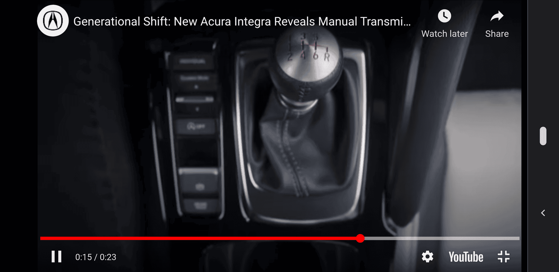 Acura Integra Manual Transmission For 2023 Integra Confirmed by Acura! Screenshot_20211014-095117