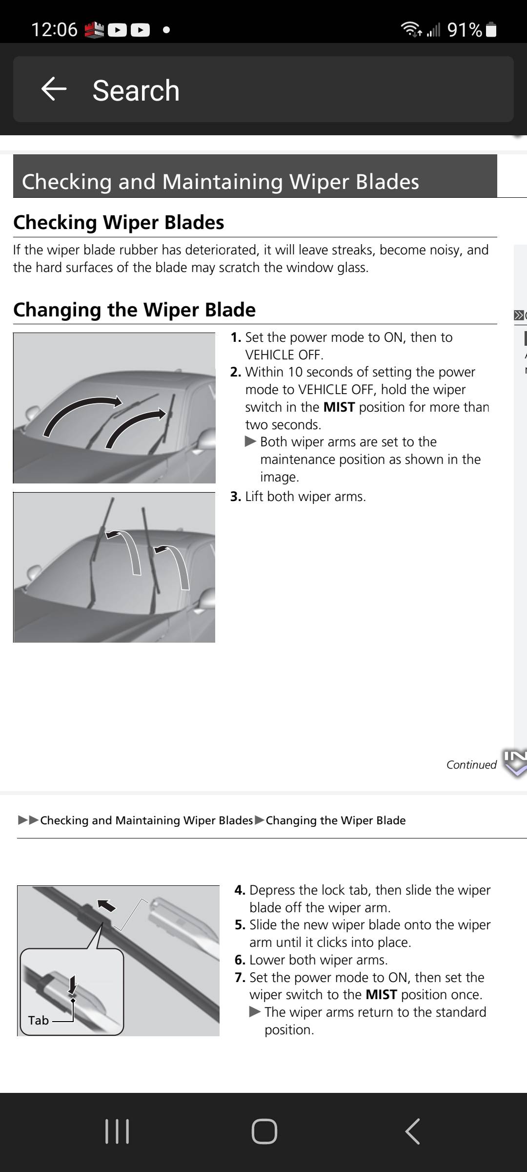 Acura Integra Wipers activated when stop button is pressed Screenshot_20231221_120614_OneDrive