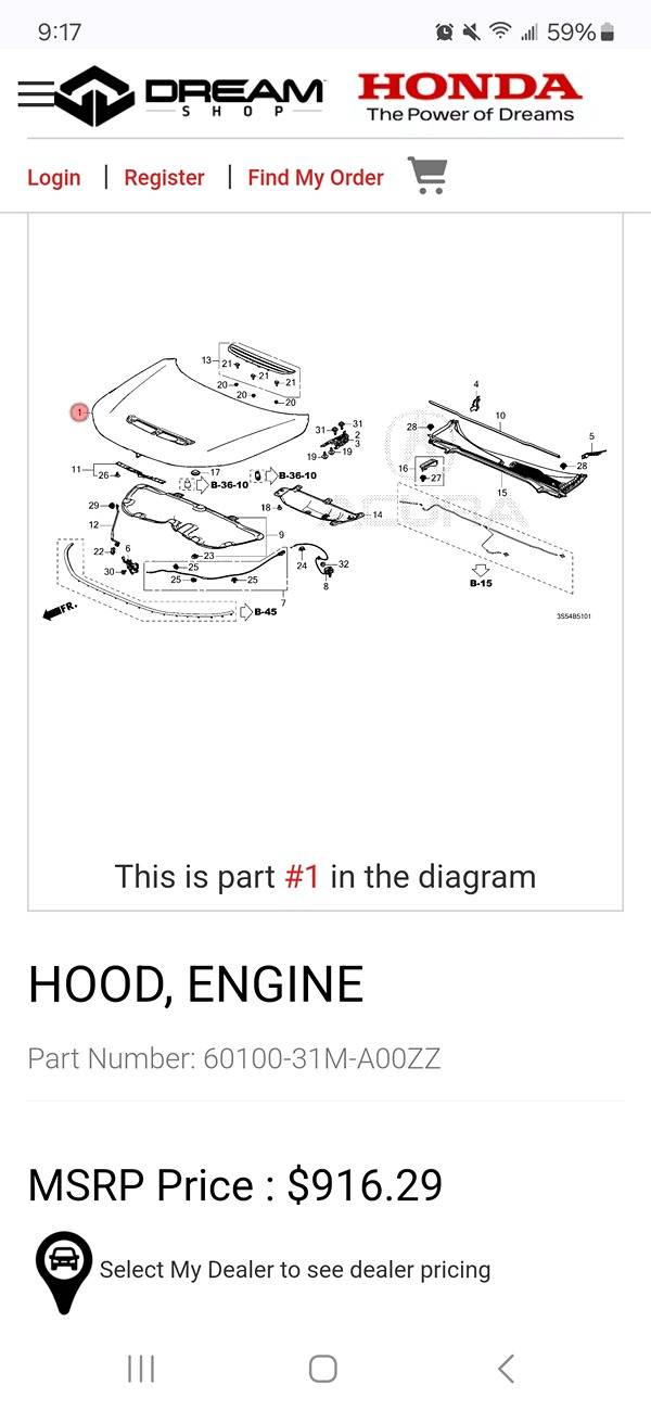 Acura Integra Type S hood fit on Aspec integra. Screenshot_20241030_211746_Chrome