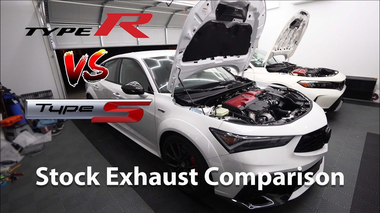 2024 Civic Type R vs 2024 Integra Type S Exhaust Comparison